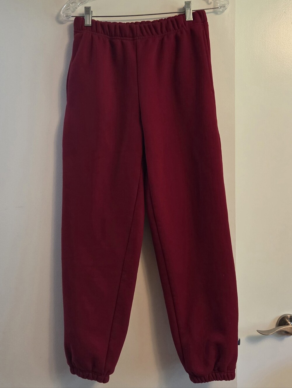 PARKE Red Womens Red Joggers Extra Small